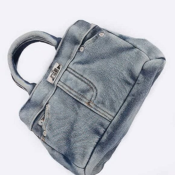 Denim Crossbody Bag - Picture 3 of 4